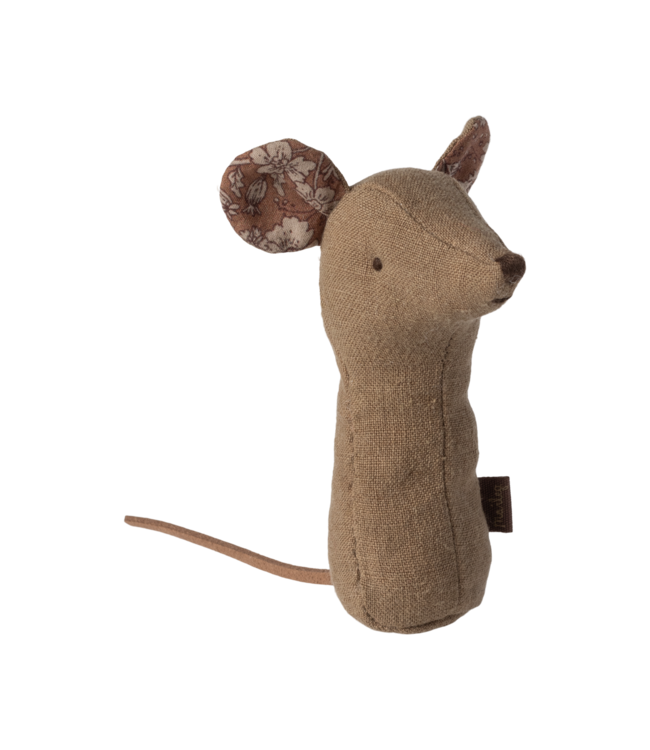 Hochet souris en lin lullaby friends