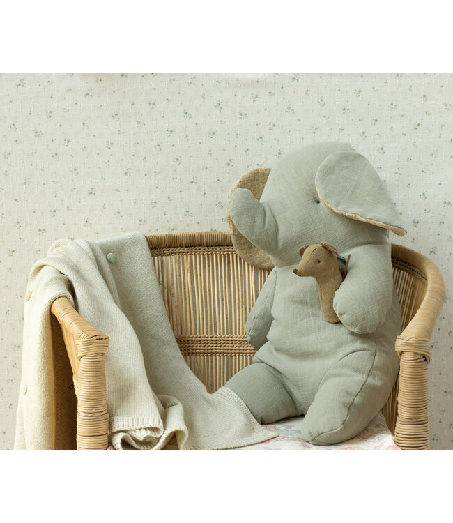 Linnen muis-rammelaar van Lullaby Friends