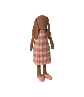 Chocolate linen bunny rabbit