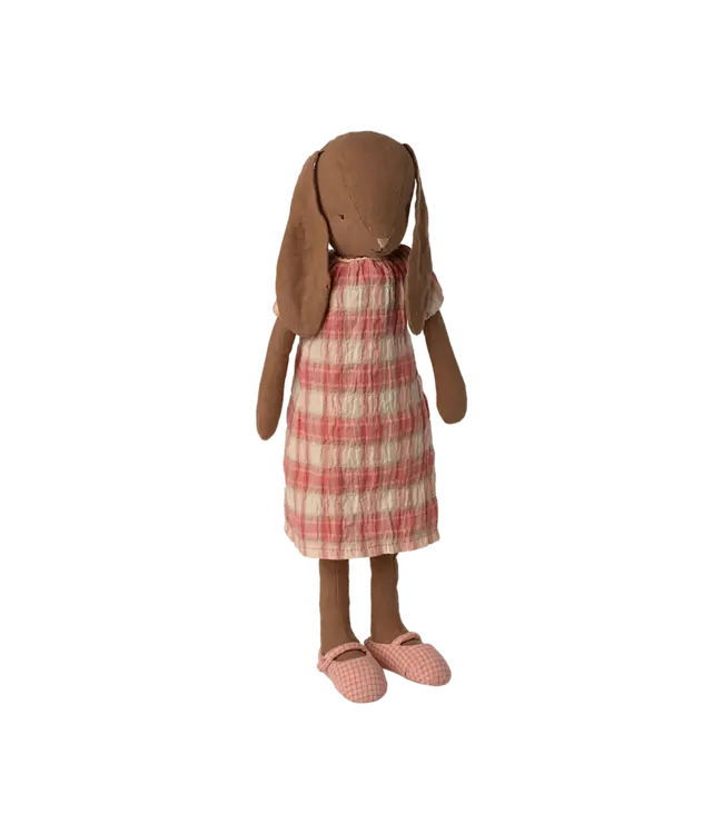 Chocolate linen bunny rabbit