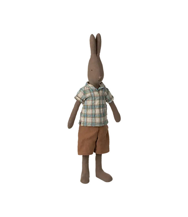 Lapin en lin marron