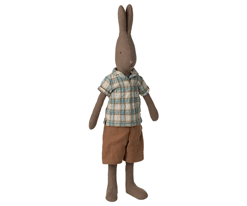 Brown linen rabbit - Le Grenier du Lin