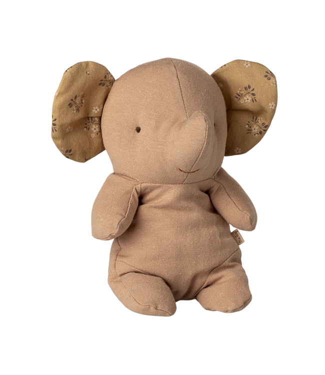 Elephant rose  en lin safari friends