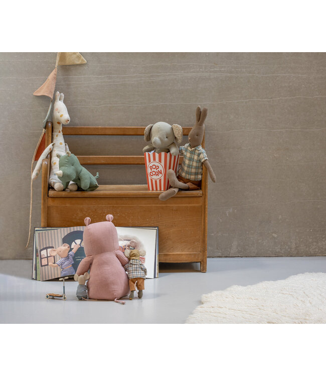 Grijze olifant van linnen safari friends