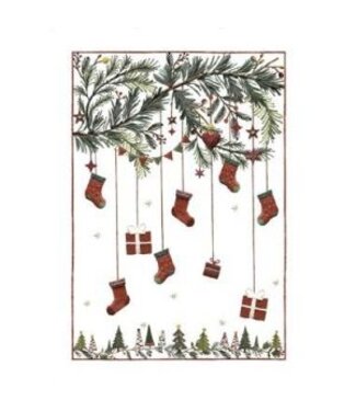 Linen tea towel ‘Rudy calza’