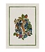 Leoleaf verde linen tea towel