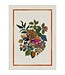 Linen tea towel ‘Leoleaf arancio’