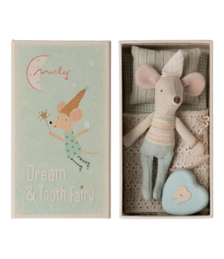Tooth fairy mouse in its box