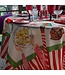 Nappe en lin " Hand on xmas "
