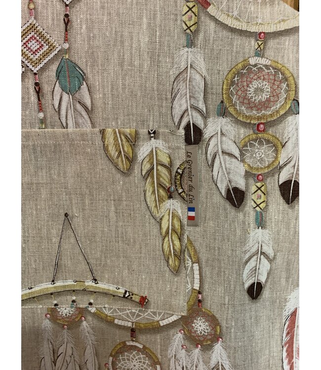 Le grenier du lin Linen dream catcher apron