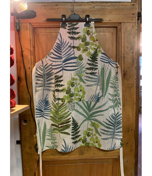 Le grenier du lin Brocéliande linen apron
