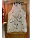 Le grenier du lin linen apron with hen and cockerel design
