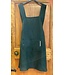 Le grenier du lin Japanese apron in green linen