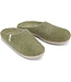 egos Chaussons en laine bouillie vert