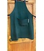 Le grenier du lin green linen apron