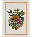 Linen tea towel ‘Leoleaf arancio’