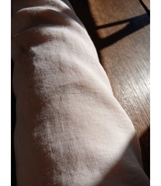 pale pink linen fabric