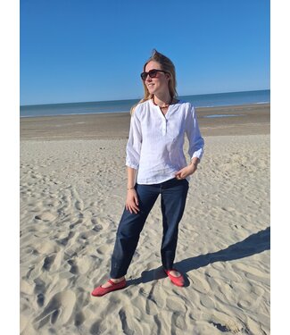 Le grenier du lin White mona linen jacket