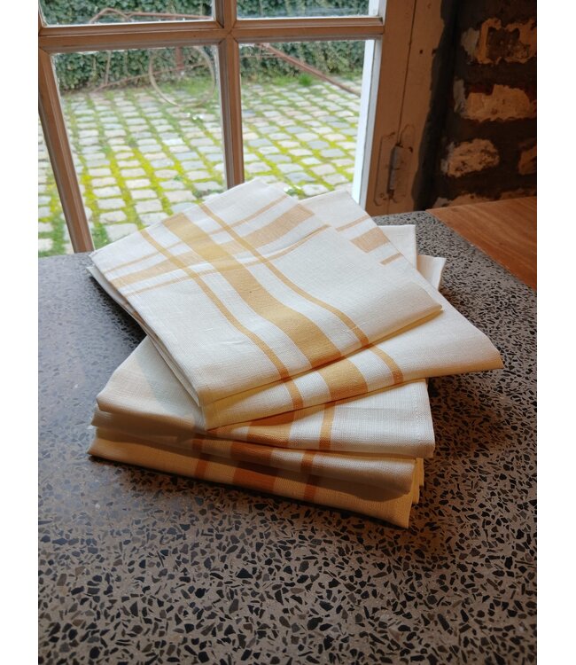 Traditional linen tea towel