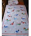 Dog-print tea towel