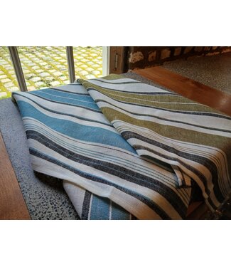 haomy victorio striped linen tea towel