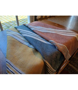 haomy Striped linen tea towel augusto