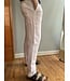 Pantalon en lin relax mixte blanc