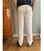 Witte, comfortabele linnen broek voor dames en heren