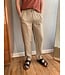 Pantalon en lin relax mixte sesame
