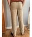 Pantalon en lin relax mixte sesame