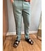 Le grenier du lin Pantalon en lin  Mesrine green blue