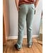 Le grenier du lin Pantalon en lin  Mesrine green blue