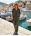 pantalon en lin FIDELE kaki