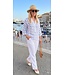 pantalon en lin  FIDELE blanc