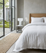 Housse de couette en lin blanc