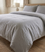 Drap housse en lin gris clair