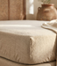 Drap housse en lin naturel