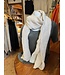 Natuurlijke sjaal van gemengd linnen, beige