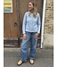 Gilet bleu ciel laine & cachemire