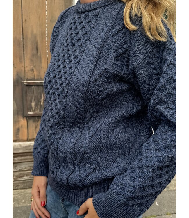 Pull Femme Aran Col Rond Caspian