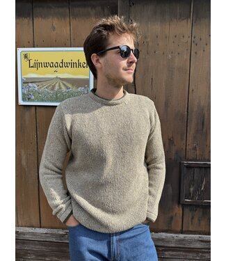 Pull col rond en laine & cachemire recyclé - Fossil