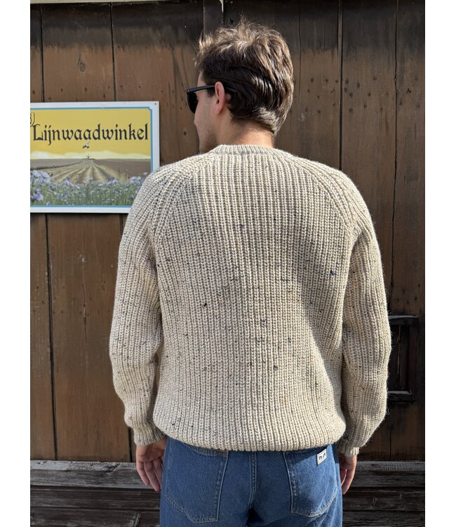 Pull Homme Skiddaw Col Rond – Maille Irlandaise