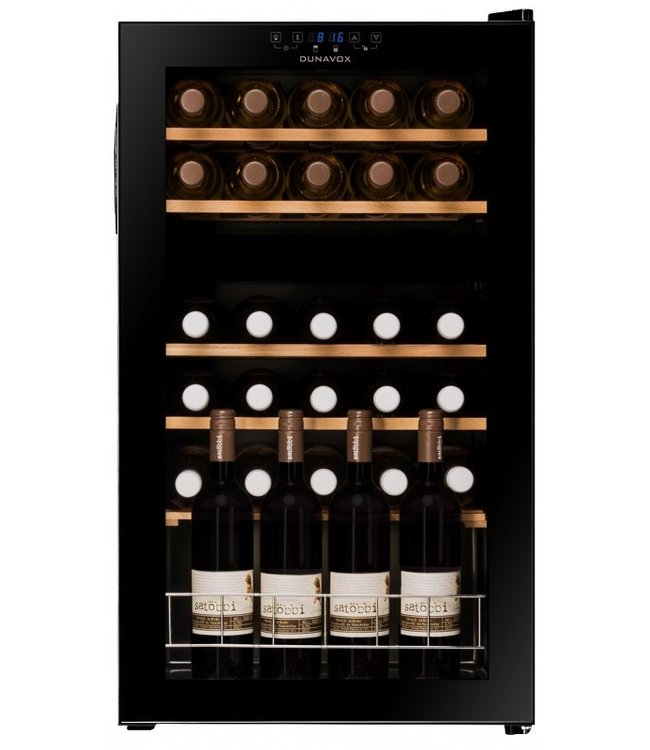 Weinkuhlschrank Mit Glastur Dunavox Dx 30 80dk Dubbeglas Shop