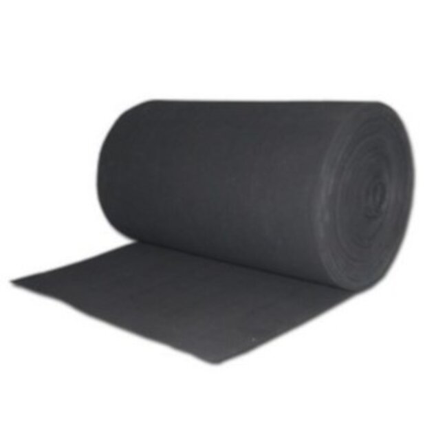 HQ-Filters Schwarzes Filtertuch G3 - ISO Grob 50% | 1000×2000×5 mm | Für Sichtstellen und Versorgungsgitter | Industrielle Lüftung | 2 m² pro Bogen