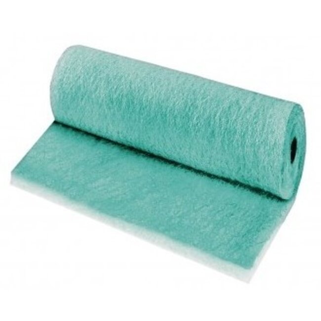 HQ-Filters PaintStop Filtermatte grün 0,90 × 20 Meter - Glasfaser - Zur Farbnebelabsaugung in Spritzkabinen