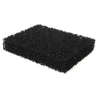HQ-Filters Aktivkohlefiltermatte 1000 × 1000 × 12 mm – Imprägnierter Schaumstoff