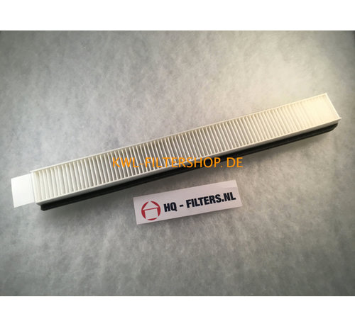 HQ-Filters Nilan Pollenfilter Compact P- F7 - 182 x 525 x 25 mm. Kohlefilter