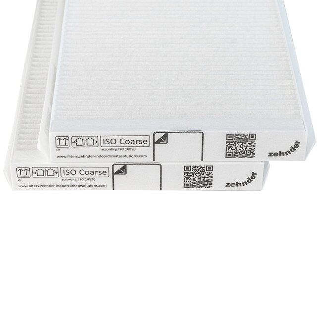 Zehnder Zehnder ComfoAir E 300 / 400 Filtersatz - 2 Stück | G4+G4 | 160×500×20 mm | Original