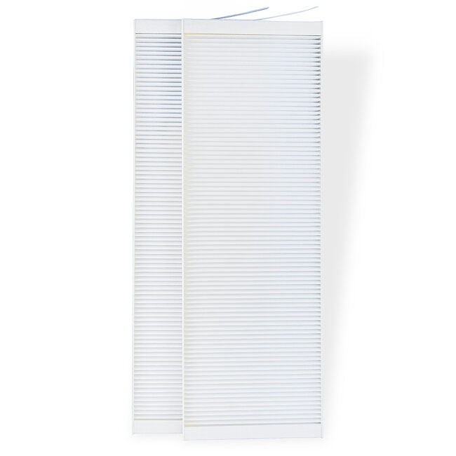 HQ-Filters Orcon HRC 300 / 400 / 500 Ecomax / MaxComfort Filtersatz - 2 Stück | G4 | 185×560×23 mm | HQ-Filters House Brand | ISO Coarse 70% | Kompatibel mit 22700009