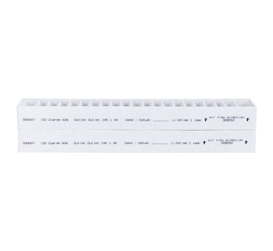 Brink Air 70 Filter | Filterklasse G4 | Satz mit 3 Filtern | Art. 536006